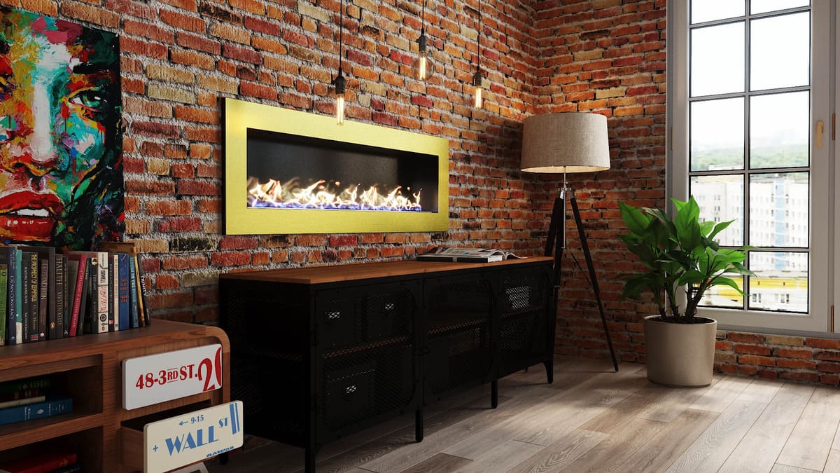 Биокамин "Русский огонь" Барокко 1300V встраиваемый с защитным и декоративным стеклом по цене 58 450 руб.