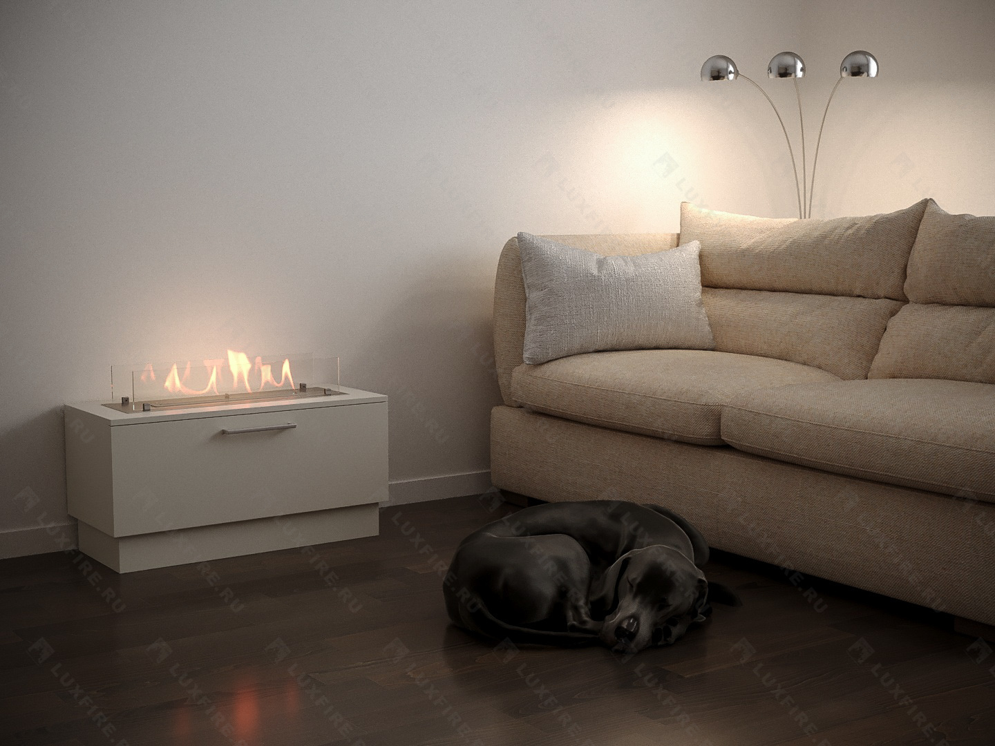 Тумба универсальная Lux Fire "Варвара" 800, белая, с биокамином 450 XS Тумба универсальная Lux Fire "Варвара" 800, белая, с биокамином 450 XS по цене 52 800 руб.