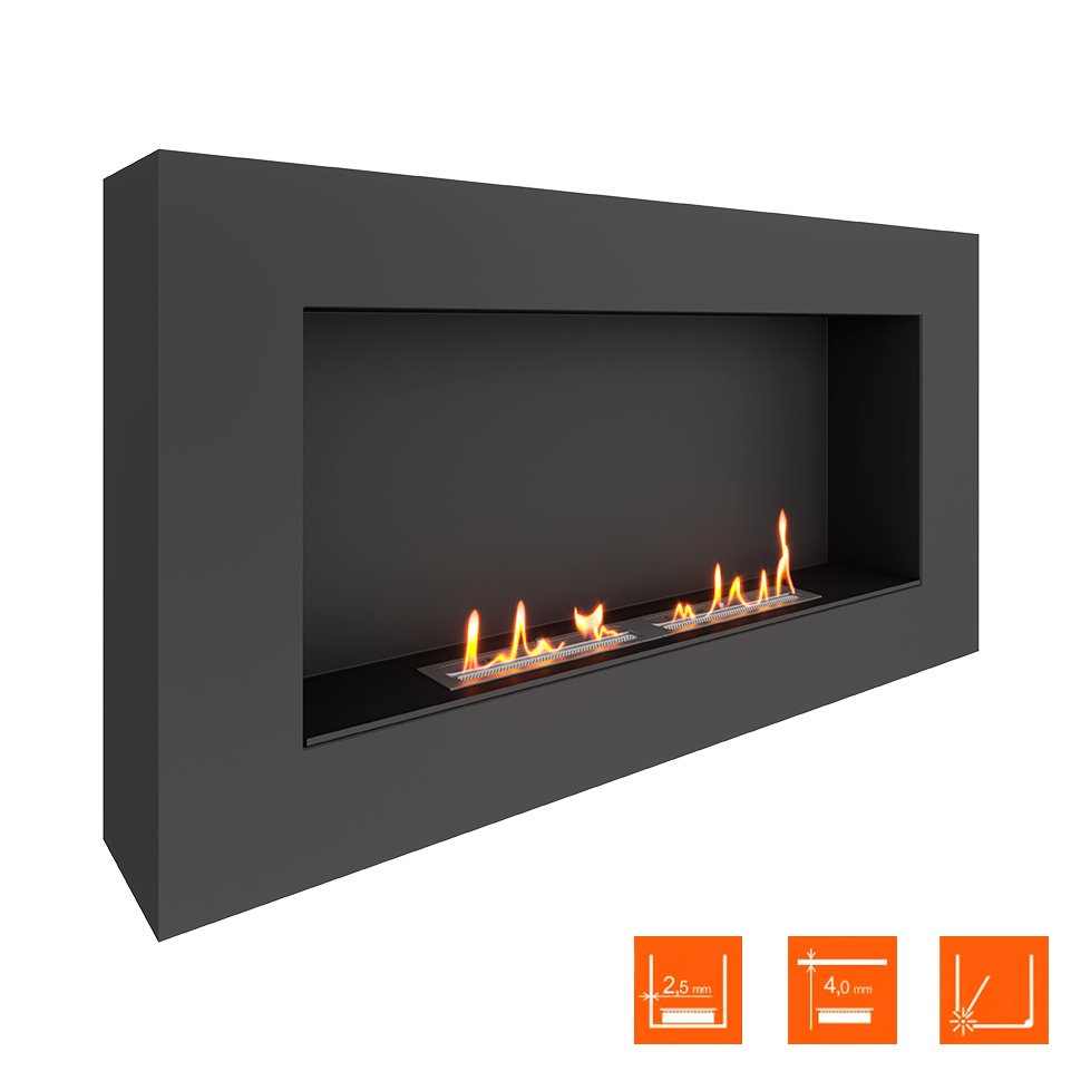 Биокамин SteelHeat WALL GRAND 1200 LITE черный Биокамин SteelHeat WALL GRAND 1200 LITE черный по цене 36 120 руб.