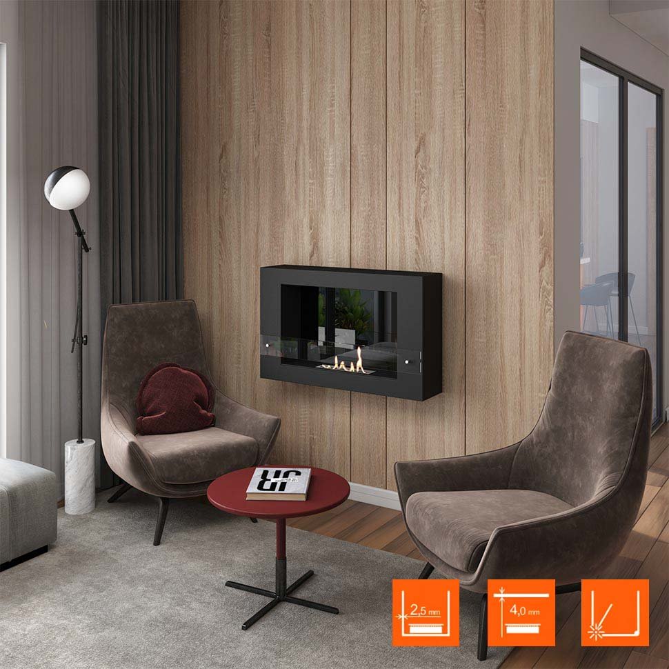 Биокамин SteelHeat WALL LONG 900 LITE черный, стекло Биокамин SteelHeat WALL LONG 900 LITE черный, стекло по цене 28 665 руб.