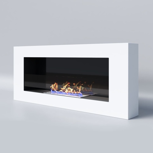 Биокамин "Русский огонь" Лайт Бланк 1200N с декоративным стеклом (стемалитом)