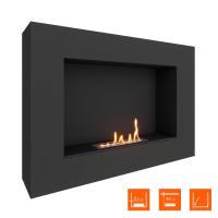 Биокамин SteelHeat WALL GRAND 900 LITE черный Биокамин SteelHeat WALL GRAND 900 LITE черный