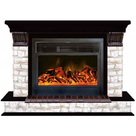 Панорама Алтай 28 (венге)+Newflame Панорама Алтай 28 (венге)+Newflame