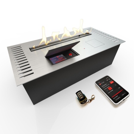 Автоматический биокамин ZeFire M 600 шлифованный с ДУ по цене 274 000 руб.