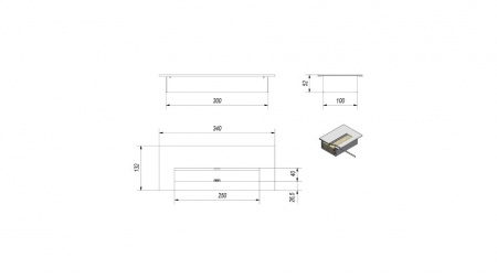 Биокамин Kratki ALPHA стальной Биокамин Kratki ALPHA стальной по цене