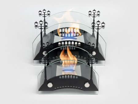 Настольный биокамин Lux Fire "Пушкинский мост" S Чёрный по цене 14 641 руб.