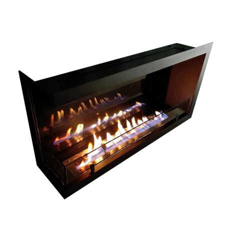 Биокамин "Русский огонь" Честер 1000 угловой левый с защитным стеклом по цене 36 850 руб.