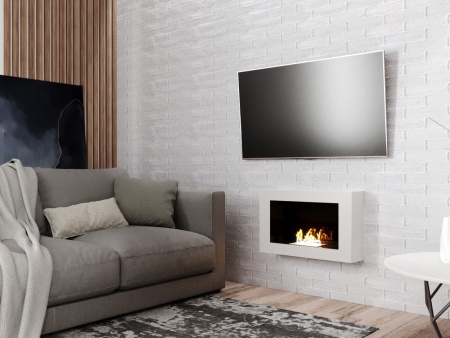 Биокамин "Русский огонь" Лайт Бланк 650N с защитным стеклом по цене 20 350 руб.