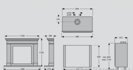 Газовый камин Faber Clear Газовый камин Faber Clear