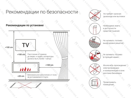 Портальный биокамин Lux Fire "Фаер Бокс 2 - 30" по цене 65 890 руб.