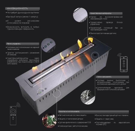 Биокамин Airtone-Andalle 2400 по цене 530 400 руб.