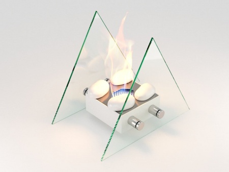 Настольный биокамин Lux Fire "Вулкан" M Белый Настольный биокамин Lux Fire "Вулкан" M Белый по цене 11 490 руб.